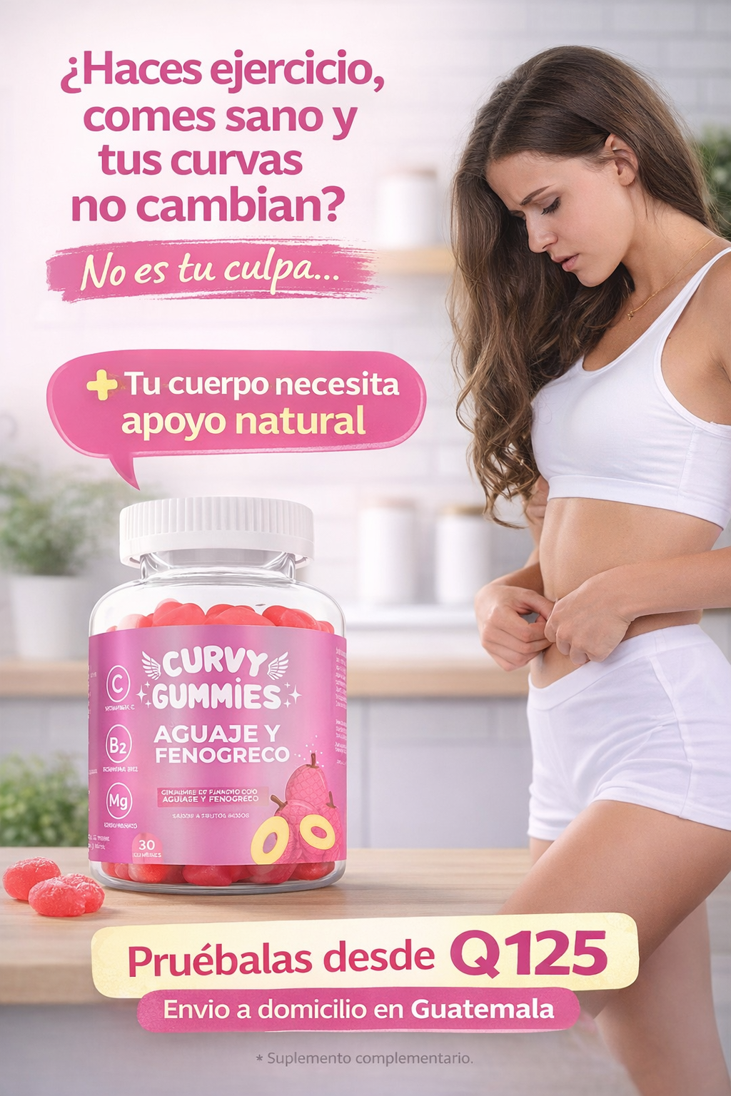 CURVY GUMMIES -Aguaje y Fenogreco